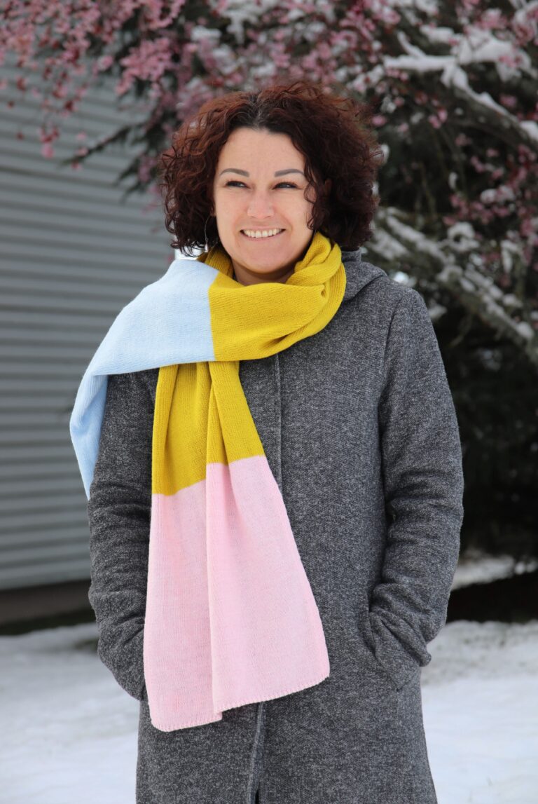 Maison Bonnefoy - Echarpe Pierre Poudre