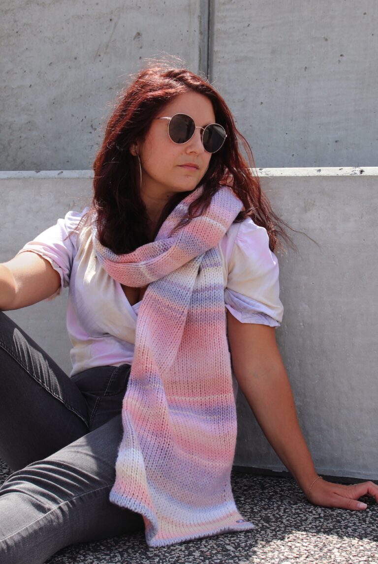 maison-bonnefoy - Echarpe Rafael – Mauve