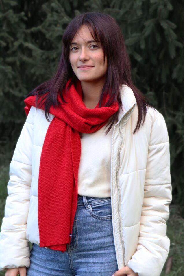 Maison Bonnefoy - Echarpe Léo Rouge