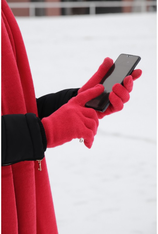 maison-bonnefoy - Gants tactiles Paule – Chameau