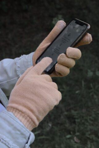 Maison Bonnefoy - Gants tactiles Jasmin L/XL Camel (Jasmin)