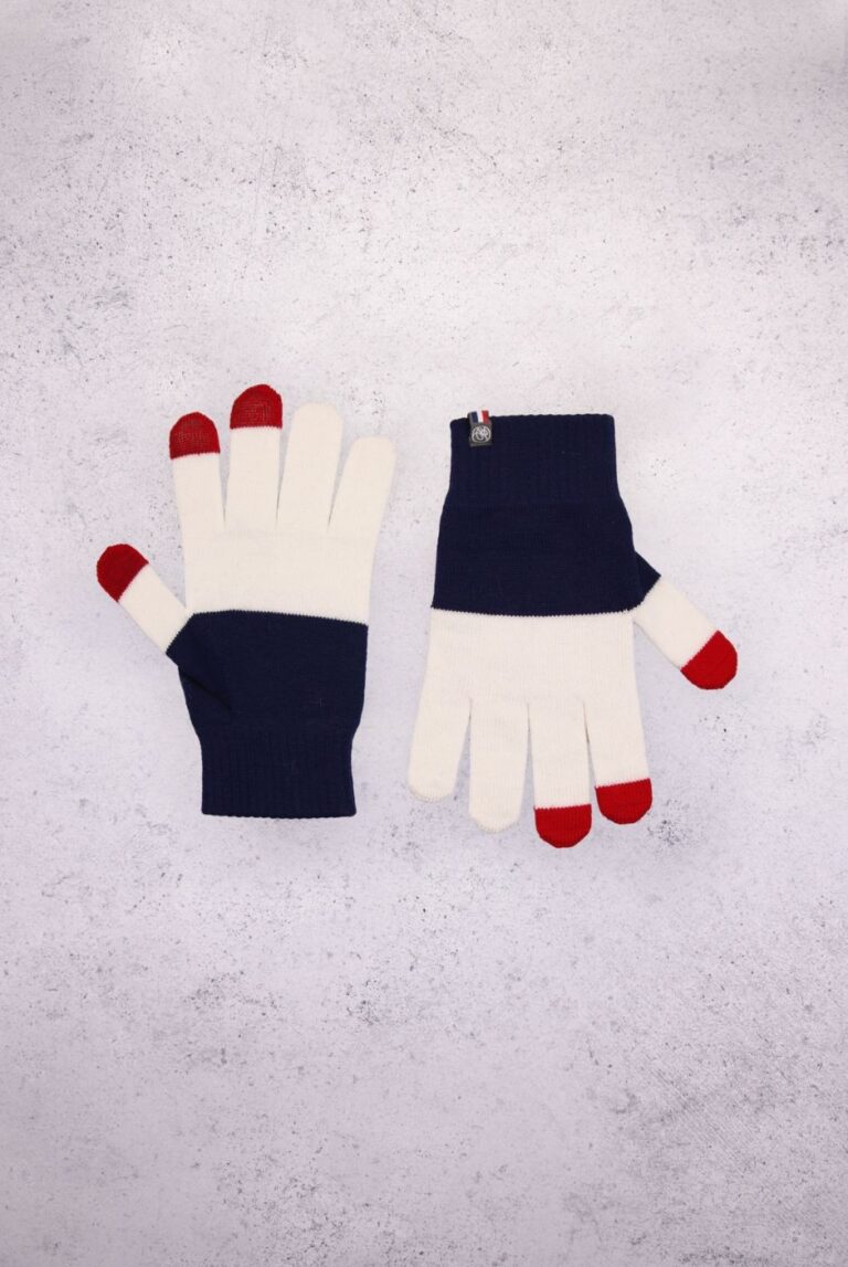 Maison Bonnefoy - Gants tactiles Pierre L/XL Rouge-Nuit