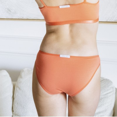 Matins d'Avril - LISA coton bio - orange POP