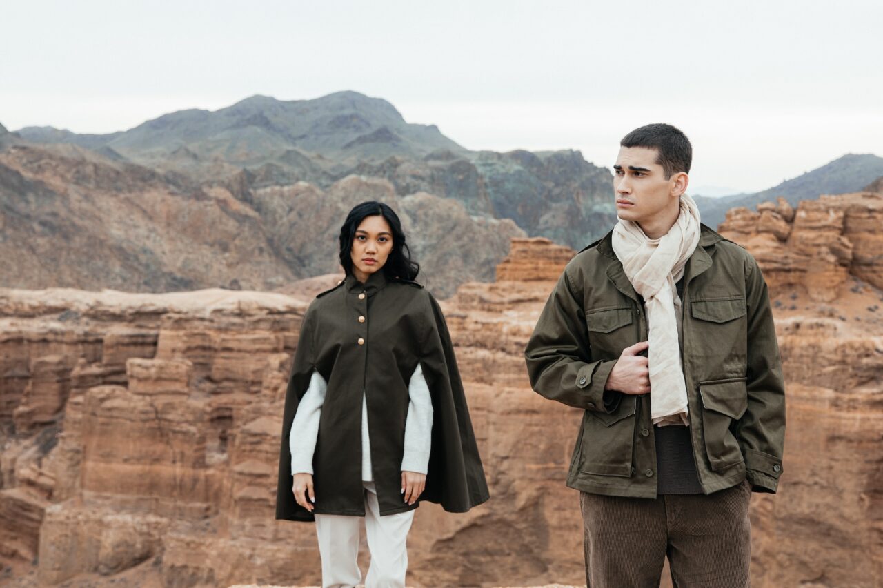 manteau cape et veste saharienne coulange