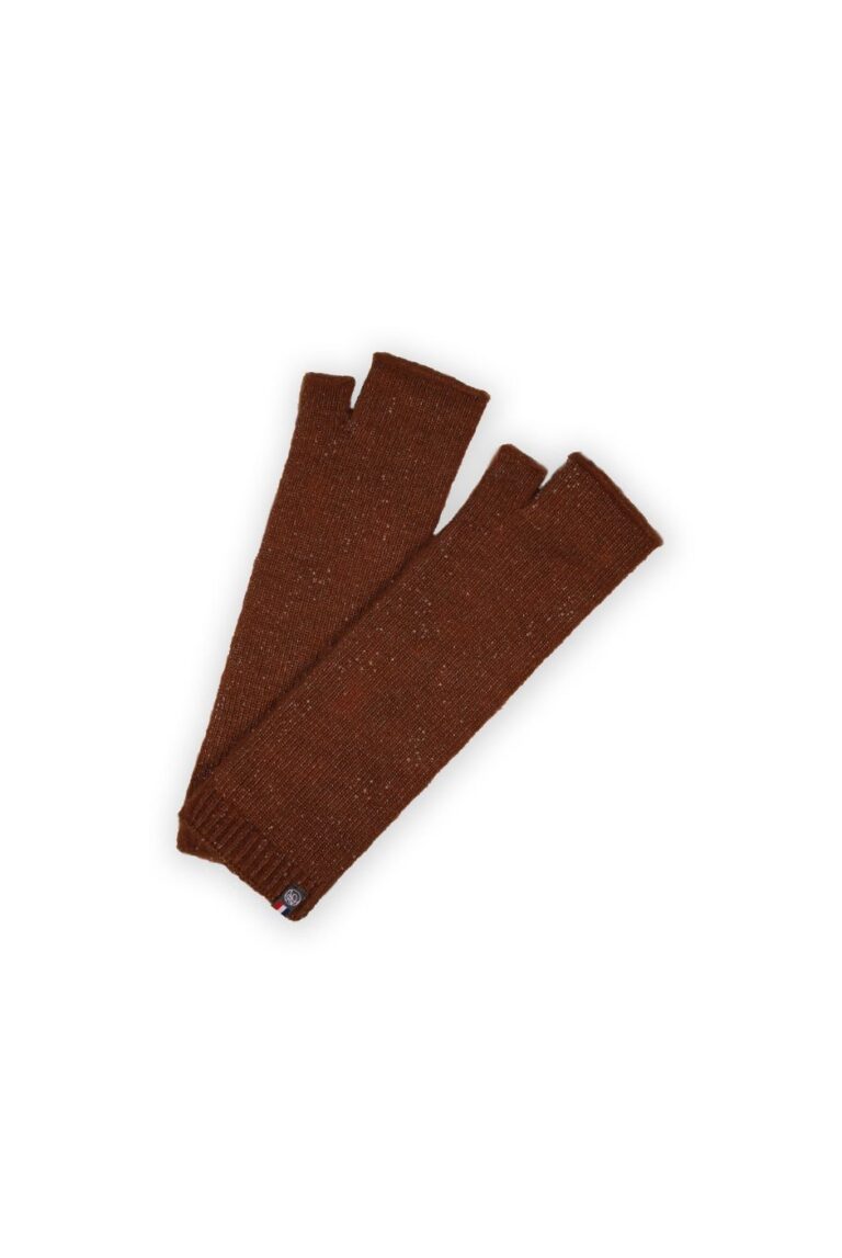 Maison Bonnefoy - Mitaines Natacha Chocolat pailleté