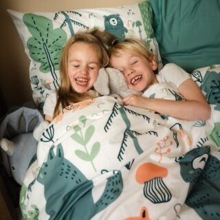 Blanc de Gerardmer - Parure Enfant Imprimée - Sous Bois