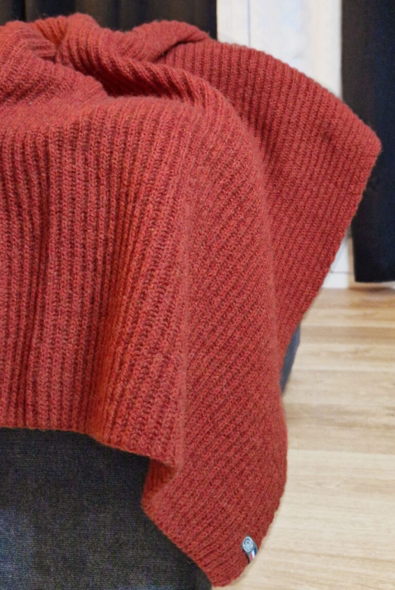 maison-bonnefoy - Plaid Paris 100% recyclé – Gris clair (Patrice)