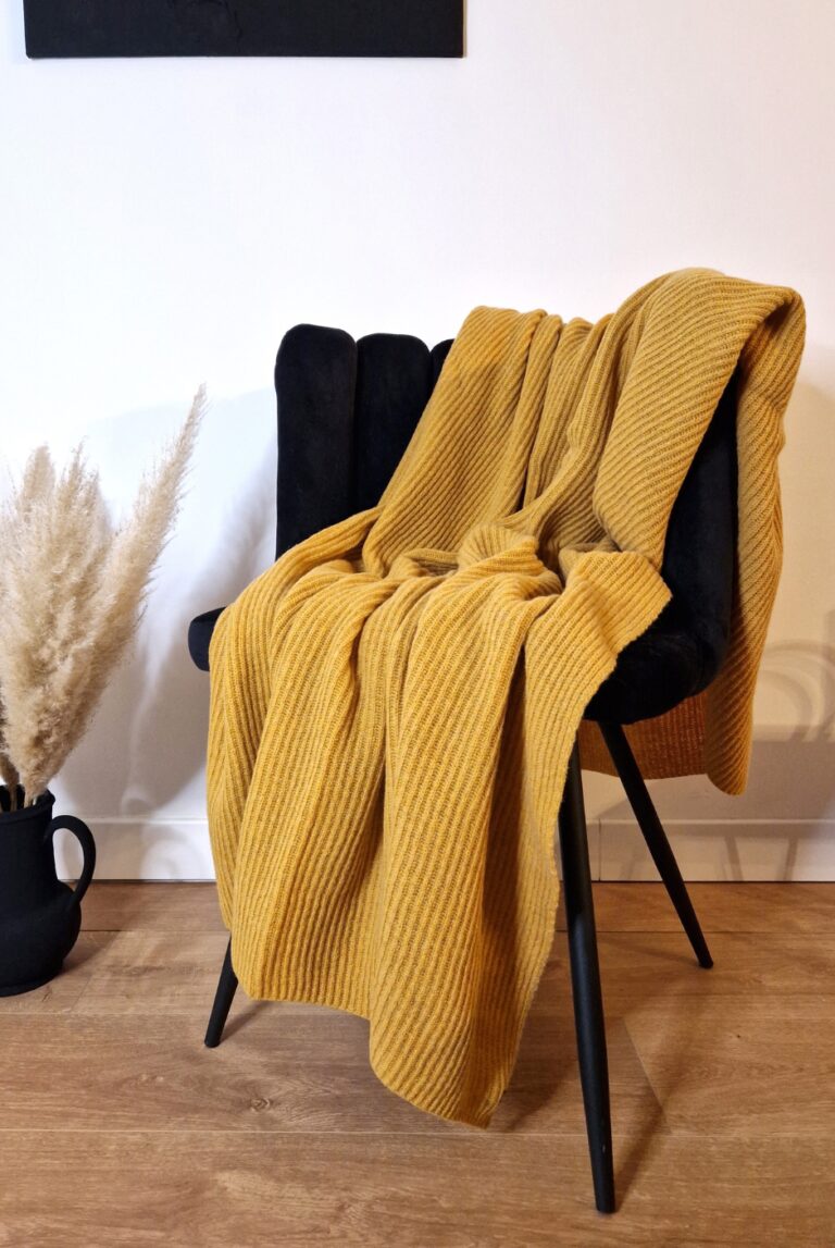 maison-bonnefoy - Plaid Paris 100% recyclé – Gris clair (Patrice)