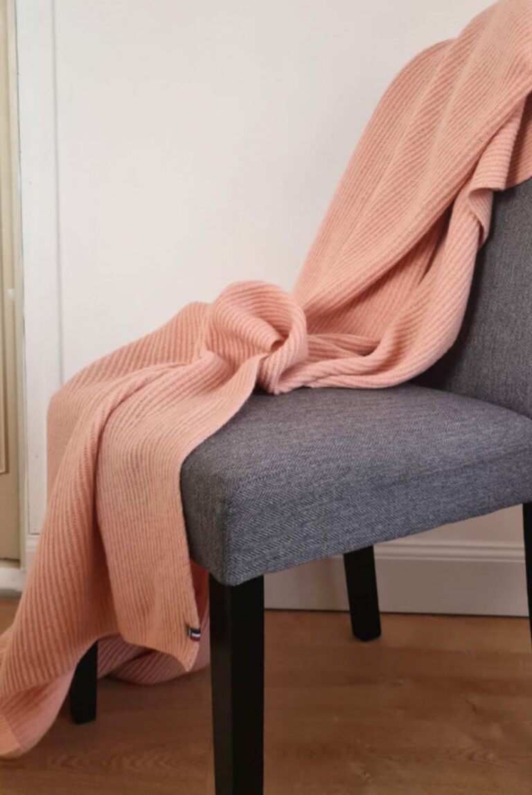 maison-bonnefoy - Plaid Paris 100% recyclé – Gris clair (Patrice)