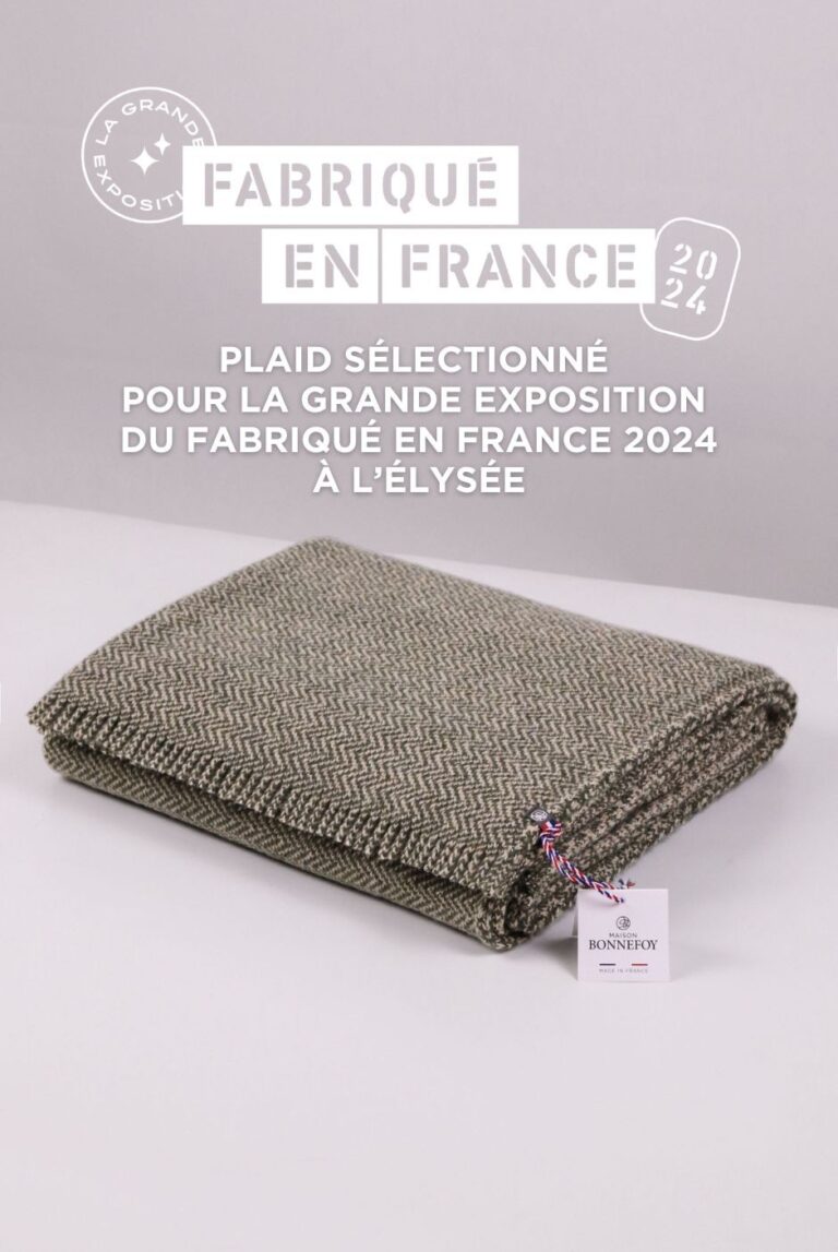 Maison Bonnefoy - Plaid Vannes 100% recyclé Fougère Vannes
