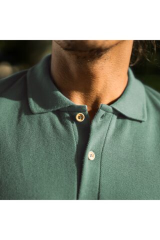 Le t-shirt Propre - Le polo fabriqué en France  Vert celadon