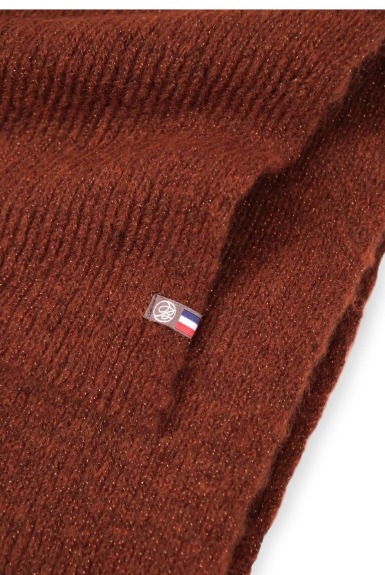 maison-bonnefoy - Poncho Natacha – Ecru pailleté