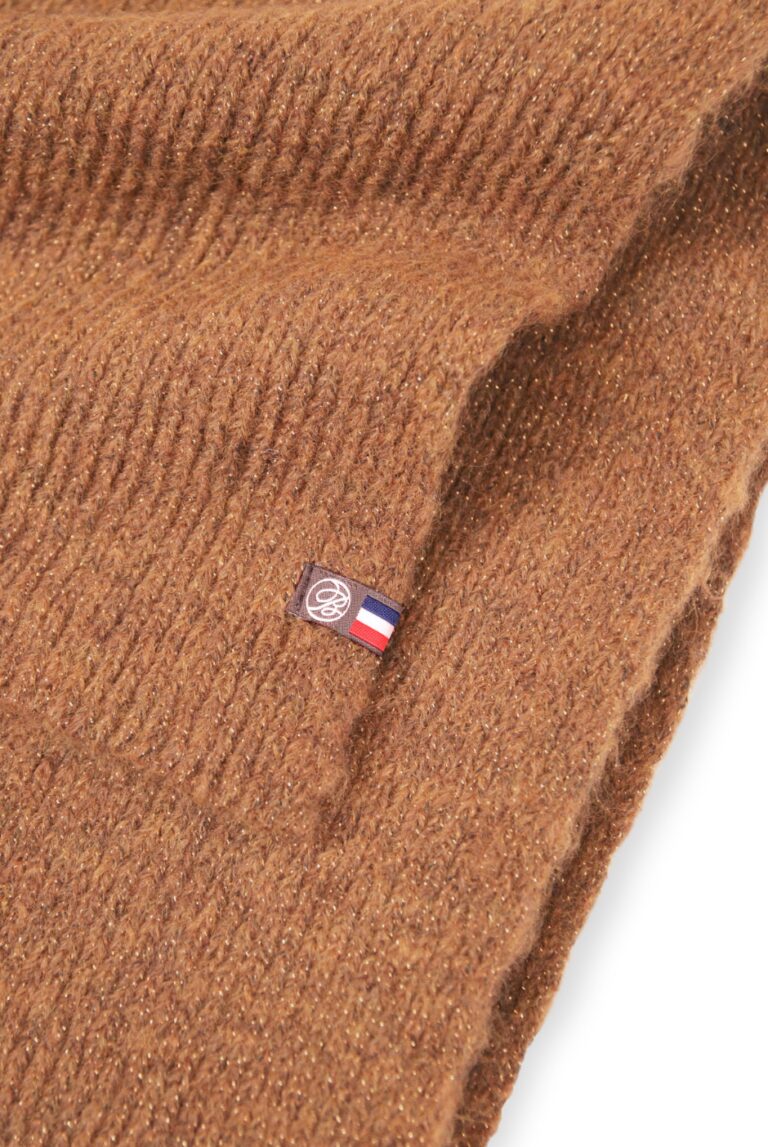 maison-bonnefoy - Poncho Natacha – Ecru pailleté