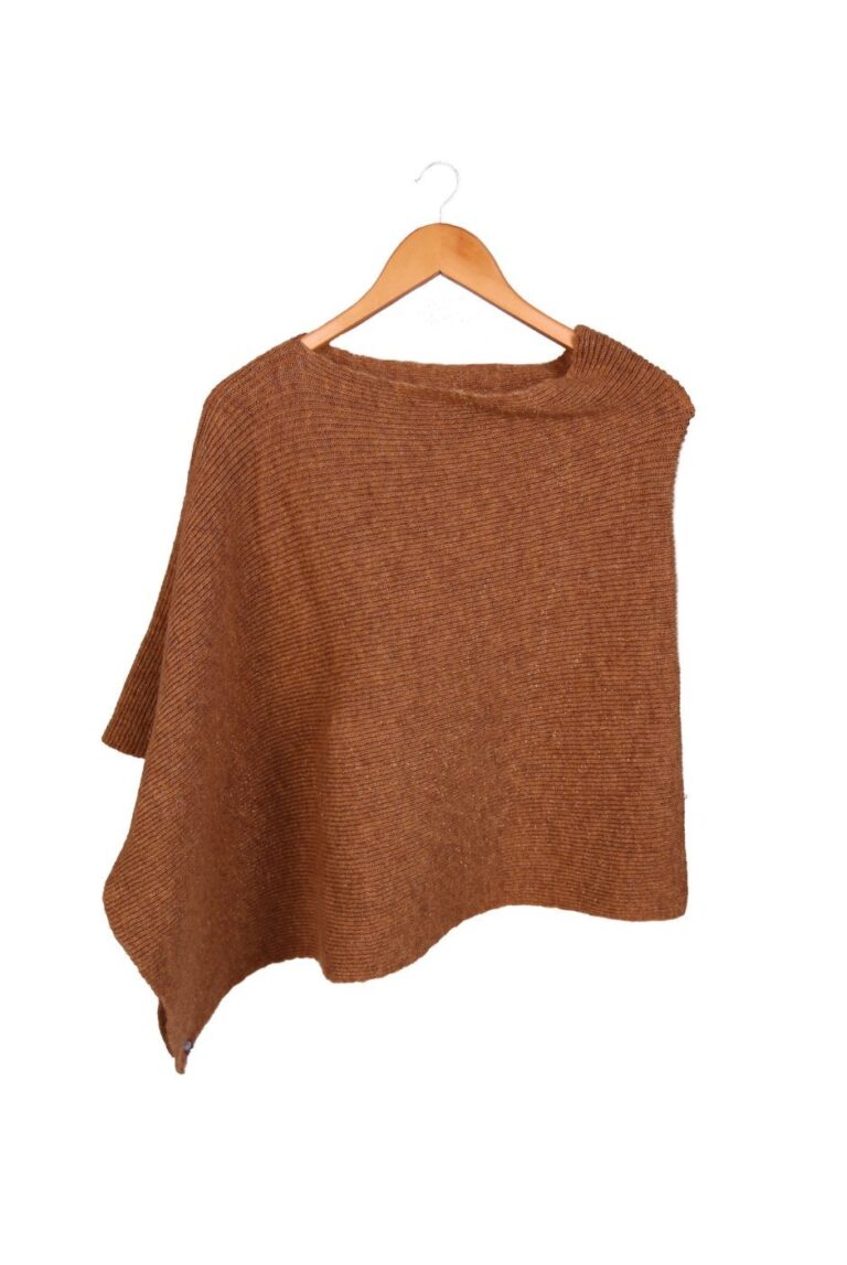 maison-bonnefoy - Poncho Natacha – Ecru pailleté