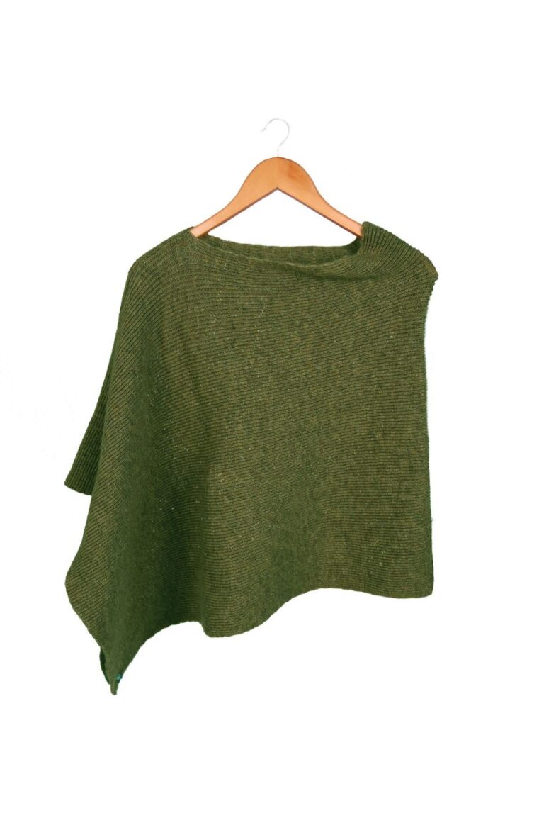 maison-bonnefoy - Poncho Natacha – Ecru pailleté