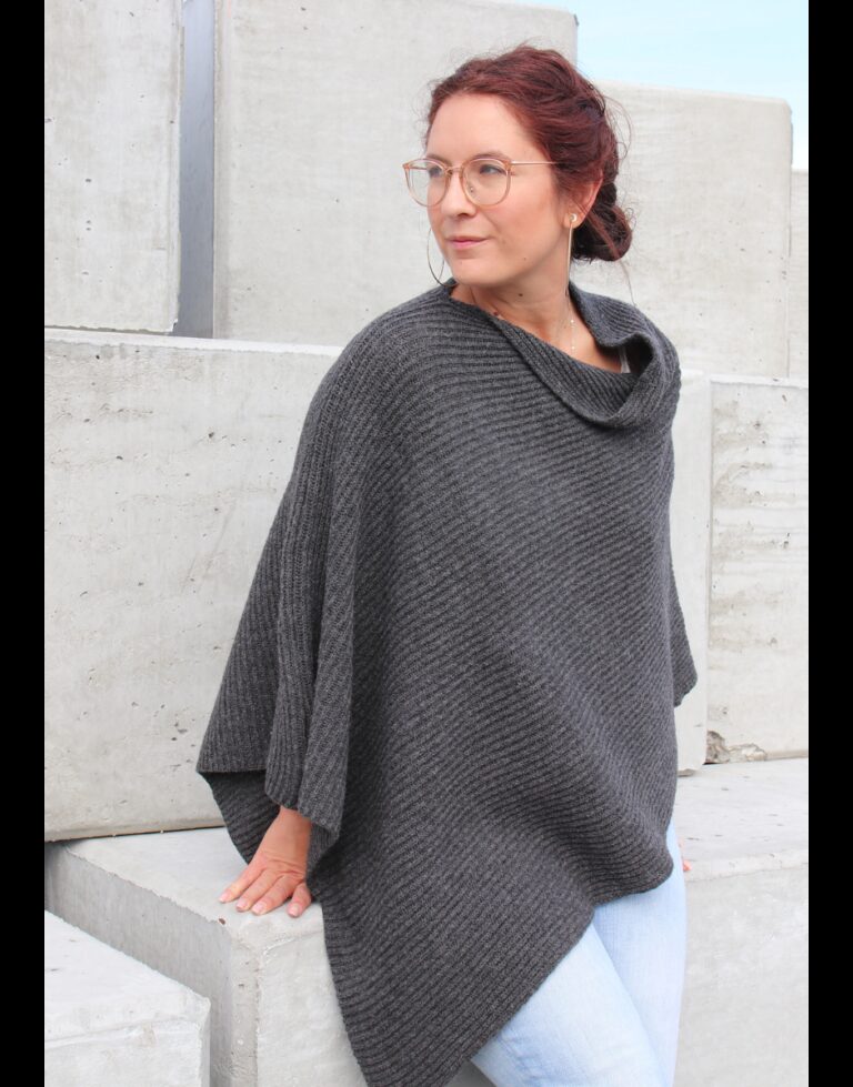 maison-bonnefoy - Poncho Patrice – Gris clair (Patrice)