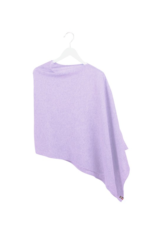 maison-bonnefoy - Poncho Paule en cachemire – Gris