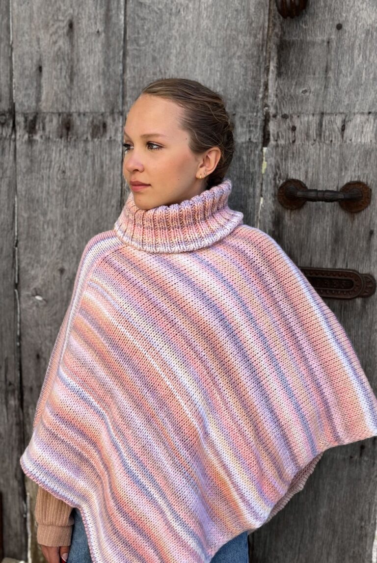 maison-bonnefoy - Poncho Rafael – Saphir Bleu