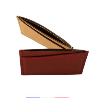 SAINT LAZARE - Porte cartes personnalisé cuir