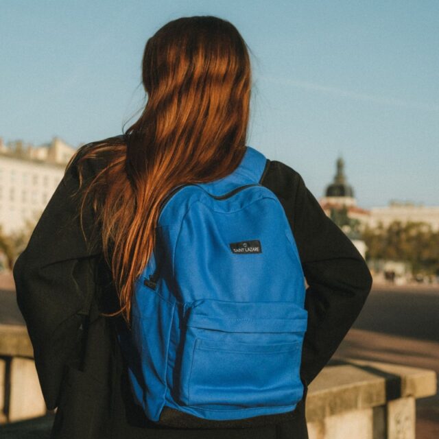 Saint-Lazare - Sac à dos Made in France - Jules bleu de travail