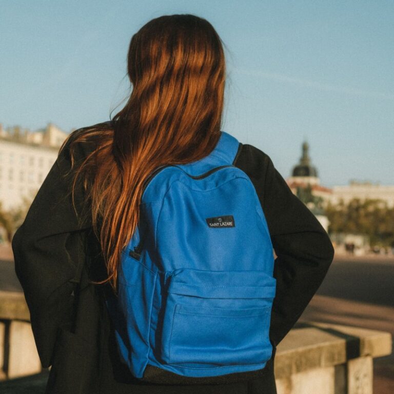 Saint-Lazare - Sac à dos Made in France - Jules bleu de travail