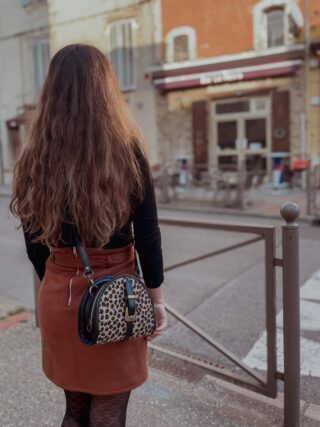 Sac en Cuir Léopard – Nathalie Taille S par la marque Maison Rottier Maison Rottier - Sac en Cuir Léopard – Nathalie Taille S