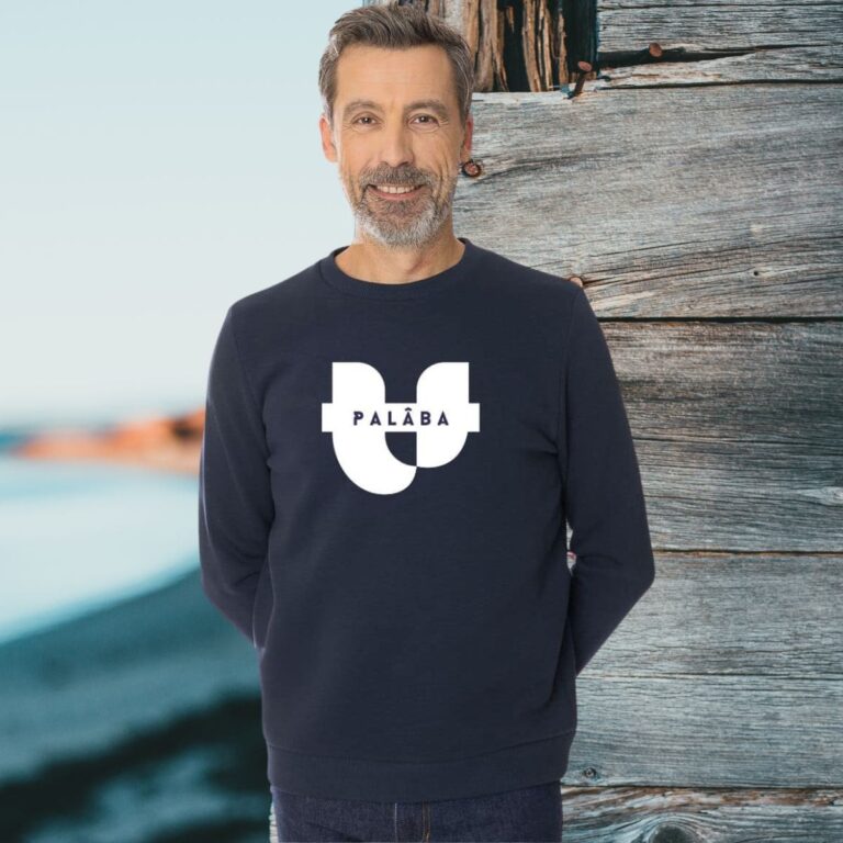 PALÂBA - Sweat homme sans capuche - SIGNATURE PALÂBA
