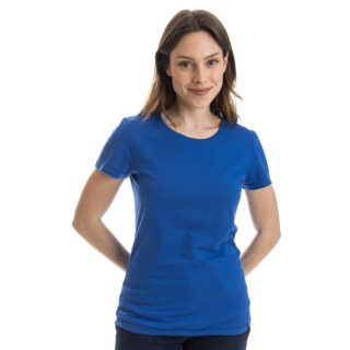 PALÂBA - Pack de 3 T-shirts bleu col rond 100% coton
