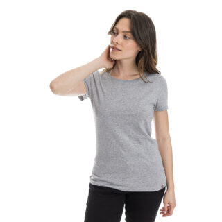 PALÂBA - Pack de 3 t-shirts gris coupe ajustée en coton