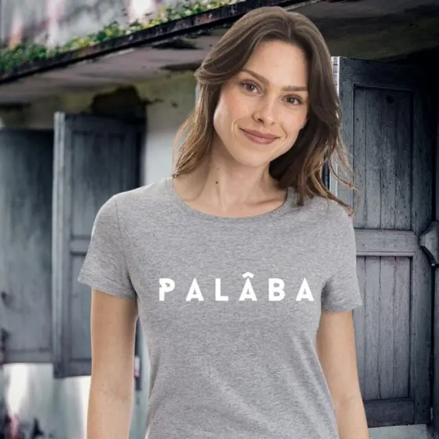 PALÂBA - T shirt gris femme PALÂBA