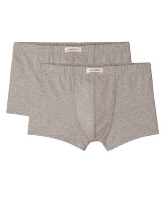 Maison Lemahieu - 2x Boxers confort – Gris – Terracotta – Homme