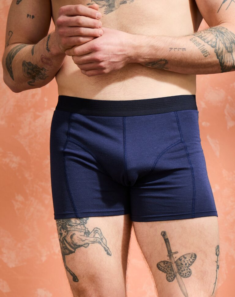 Lemahieu - 2x Boxers coton modal - Marine - Homme
