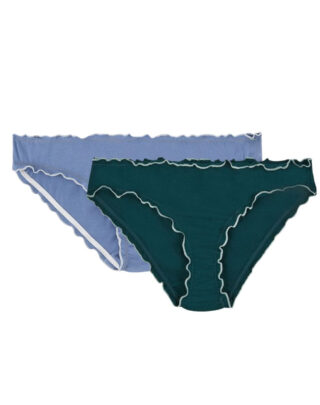 Maison Lemahieu - 2x Culottes bloomers – Vert – Océan – Bleu – Femme