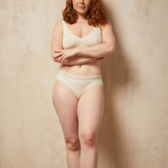 Lemahieu - 2x Culottes Dentelle - Ecru - Blanc - Femme