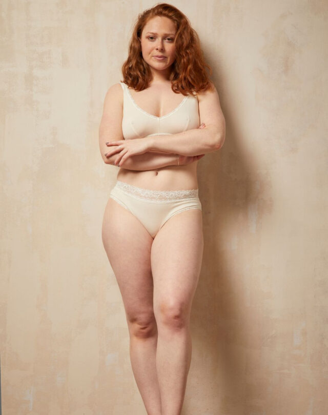 Lemahieu - 2x Culottes Dentelle - Ecru - Blanc - Femme