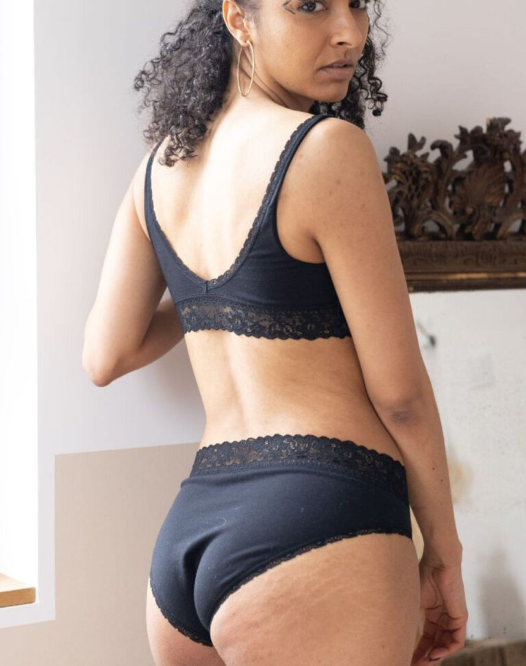 Lemahieu - 2x Culottes Dentelle - Noir - Femme