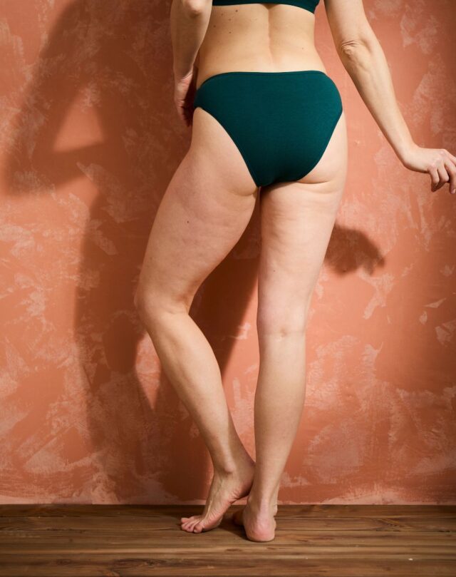 Lemahieu - 2x Culottes en Coton BIO - Vert + Noire - Femme