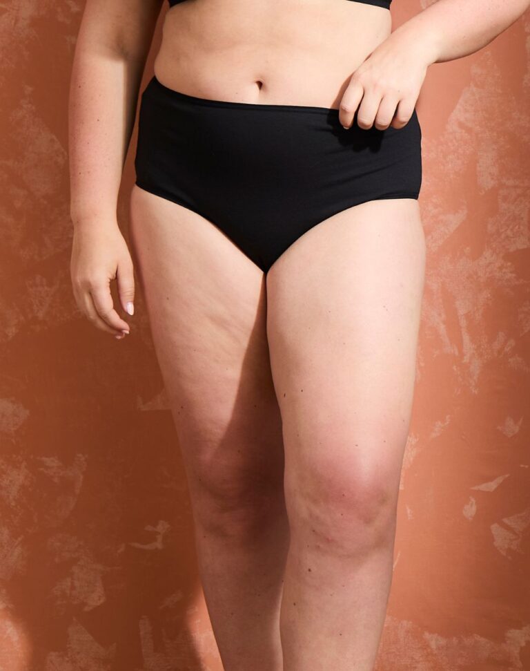 Lemahieu - 2x Culottes taille haute - Vert Cyprès - Noire - Femme