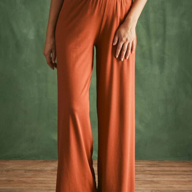 Lemahieu - 2x Pantalons de nuit - Terracotta - Noir - Femme