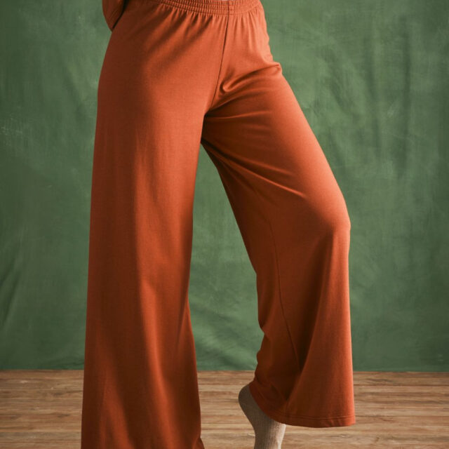 Lemahieu - 2x Pantalons de nuit - Terracotta - Noir - Femme