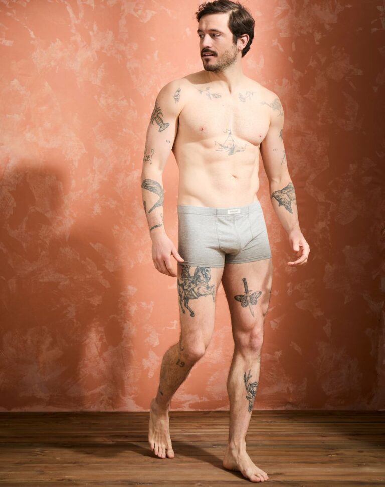 Lemahieu - 3x Boxers confort - Gris - Terracotta - Homme