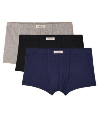 Maison Lemahieu - 3x Boxers confort – Noir – Marine – Gris – Homme