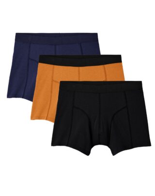 Maison Lemahieu - 3x Boxers coton modal – Mordore – Noir – Marine – Homme