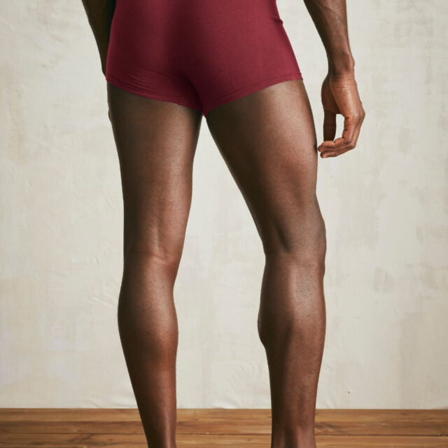 Lemahieu - 3x Boxers courts en Coton BIO - Vert - Marine - Grenat - Homme