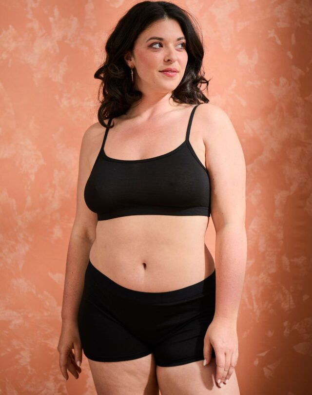 Lemahieu - 3x Brassières coton modal - Noir - Femme