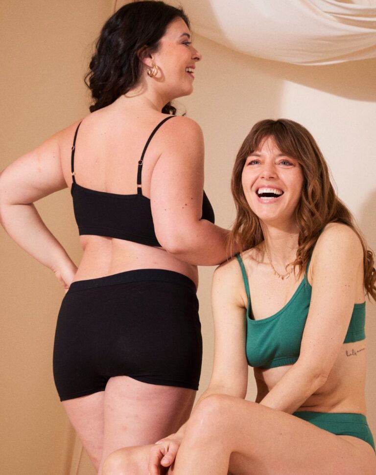 Lemahieu - 3x Brassières coton modal - Noir - Femme