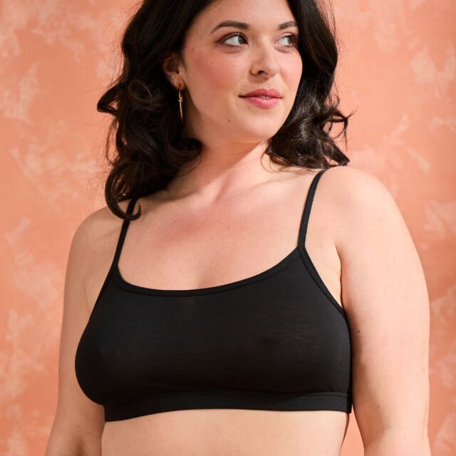 Lemahieu - 3x Brassières coton modal - Noir - Vert Anglais - Mordore - Femme