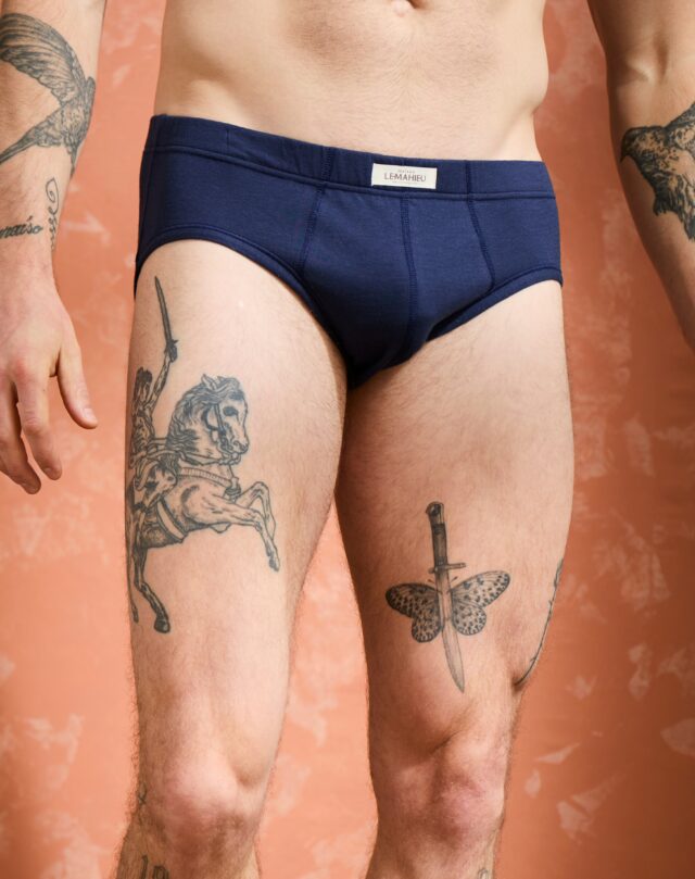 Lemahieu - 3x Slips confort - Marine - Homme