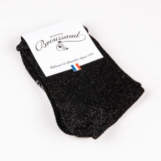 Maison Broussaud - Les Roulottées – chaussettes femme – coton noir