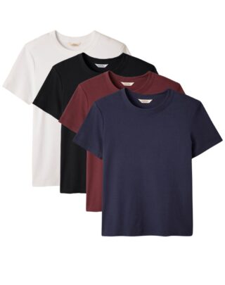 Maison Lemahieu - 4x T-shirts épais en Coton Bio – Homme